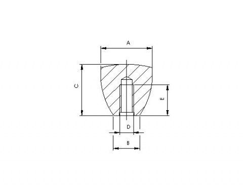 Bedienkopf IB - Technische Zeichnung | Kuala Kunststofftechnik GmbH