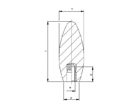 Bedienkopf IOB - Technische Zeichnung | Kuala Kunststofftechnik GmbH