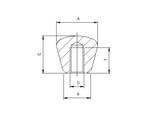 Bedienkopf MB - Technische Zeichnung | Kuala Kunststofftechnik GmbH
