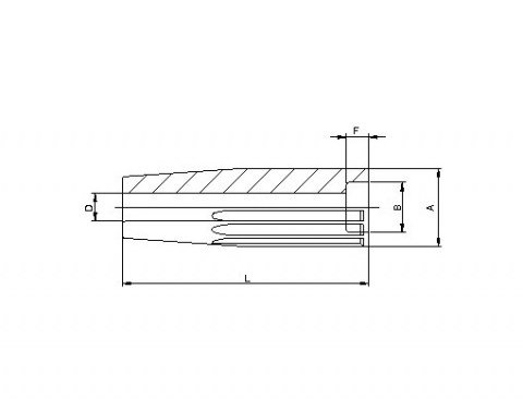 Handgriff MCL - Technische Zeichnung | Kuala Kunststofftechnik GmbH