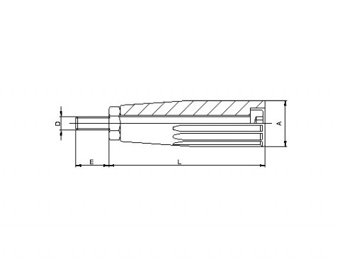 Handgriff MCP - Technische Zeichnung | Kuala Kunststofftechnik GmbH