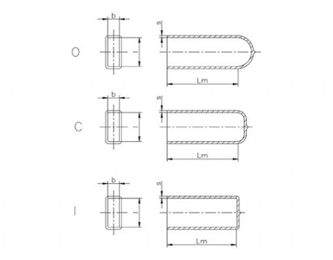 Griffe für Flachmaterial und rauer Oberfläche - Technische Zeichung | Kuala Kunststofftechnik GmbH