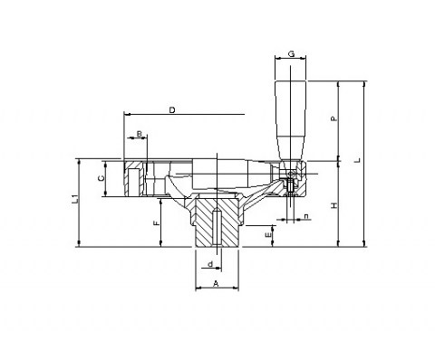 Handrad V3RA MRE - Technische Zeichnung | Kuala Kunststofftechnik GmbH