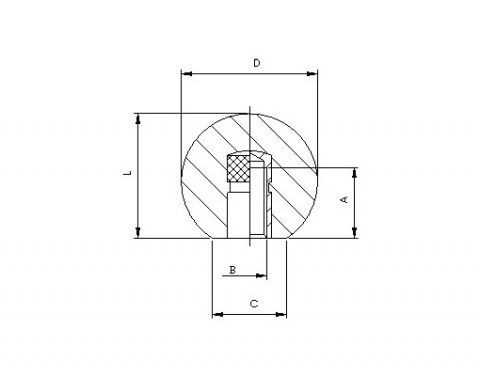 Kugelknöpfe SBA - Technische Zeichnung | Kuala Kunststofftechnik GmbH