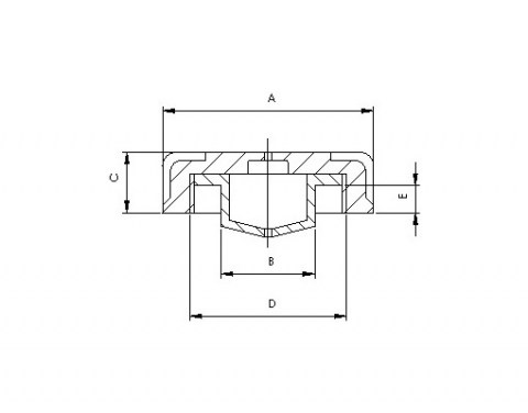 Öleinfüllschraube/Tankdeckel TS - Technische Zeichnung | Kuala Kunststofftechnik GmbH