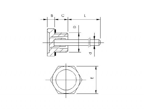 Ölmessstäbe TAO - Technische Zeichnung | Kuala Kunststofftechnik GmbH