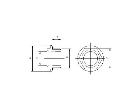 Ölschauglas TLT - Technische Zeichnung | Kuala Kunststofftechnik GmbH