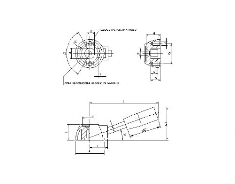 Steuerhebel LMT – Technische Zeichnung | Kuala Kunststofftechnik GmbH